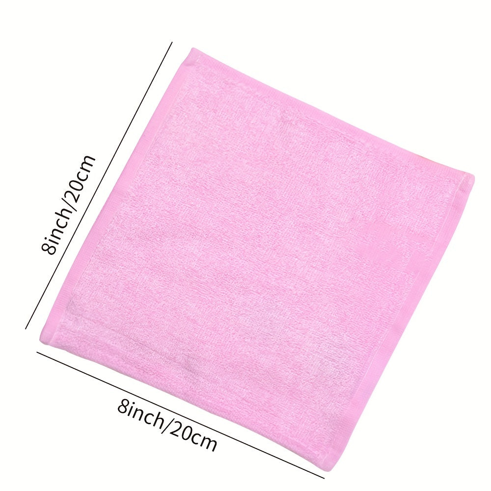 6pcs Bamboo Fiber Square Towel Soft & Absorbent Daily Use 20x20