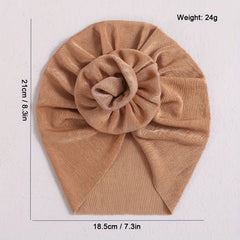 Flower Knot Hospital Hat Newborn Beanie Cap