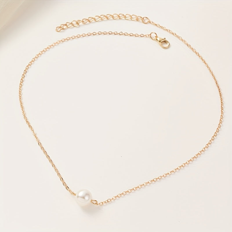 Stunning Pearl Charm Necklace for Badass Besties