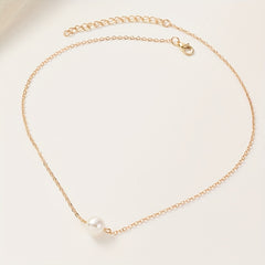Stunning Pearl Charm Necklace for Badass Besties