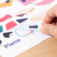 Kids DIY Sticker Puzzle Painting Book 3D Sticker Quiet Busy Sticker Toy