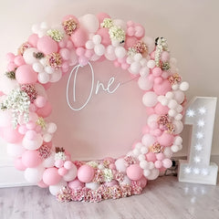 50pcs Pink/Rose Gold/Red Balloons Mix for Celebrations