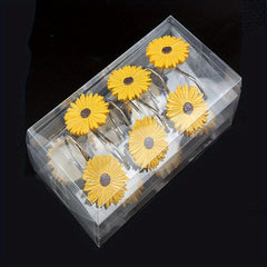 12pcs Sunflower Shower Curtain Hooks for Stylish Bathroom Decor