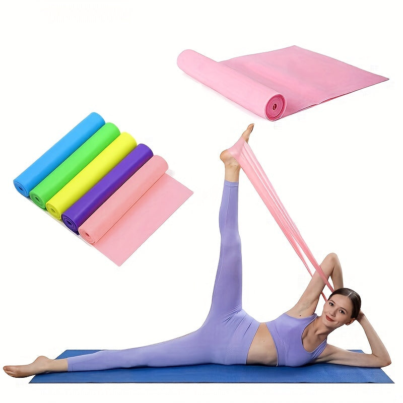 Yoga Pilates Resistance Band for Thin Legs & Arms Stretching Exercise