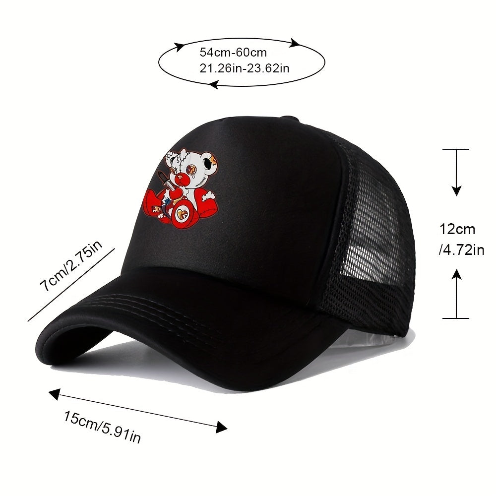 Unisex Breathable Adjustable Baseball Cap For Outdoor Sport