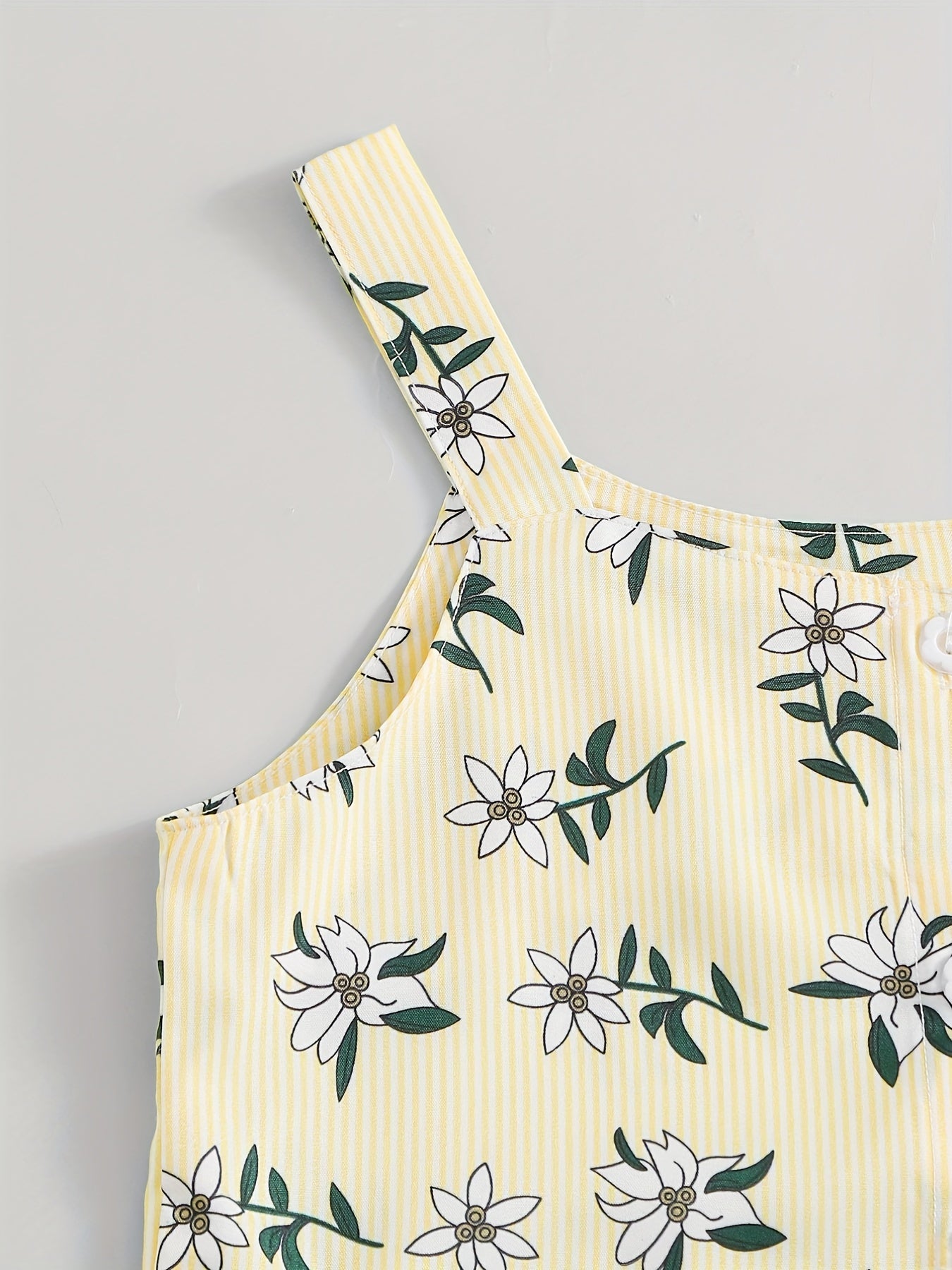 Girls Flower Cami Top & Shorts Set for Summer Beach Party