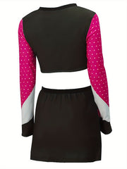Girls Cheerleading Suit Comfy Sets For Sports Performance