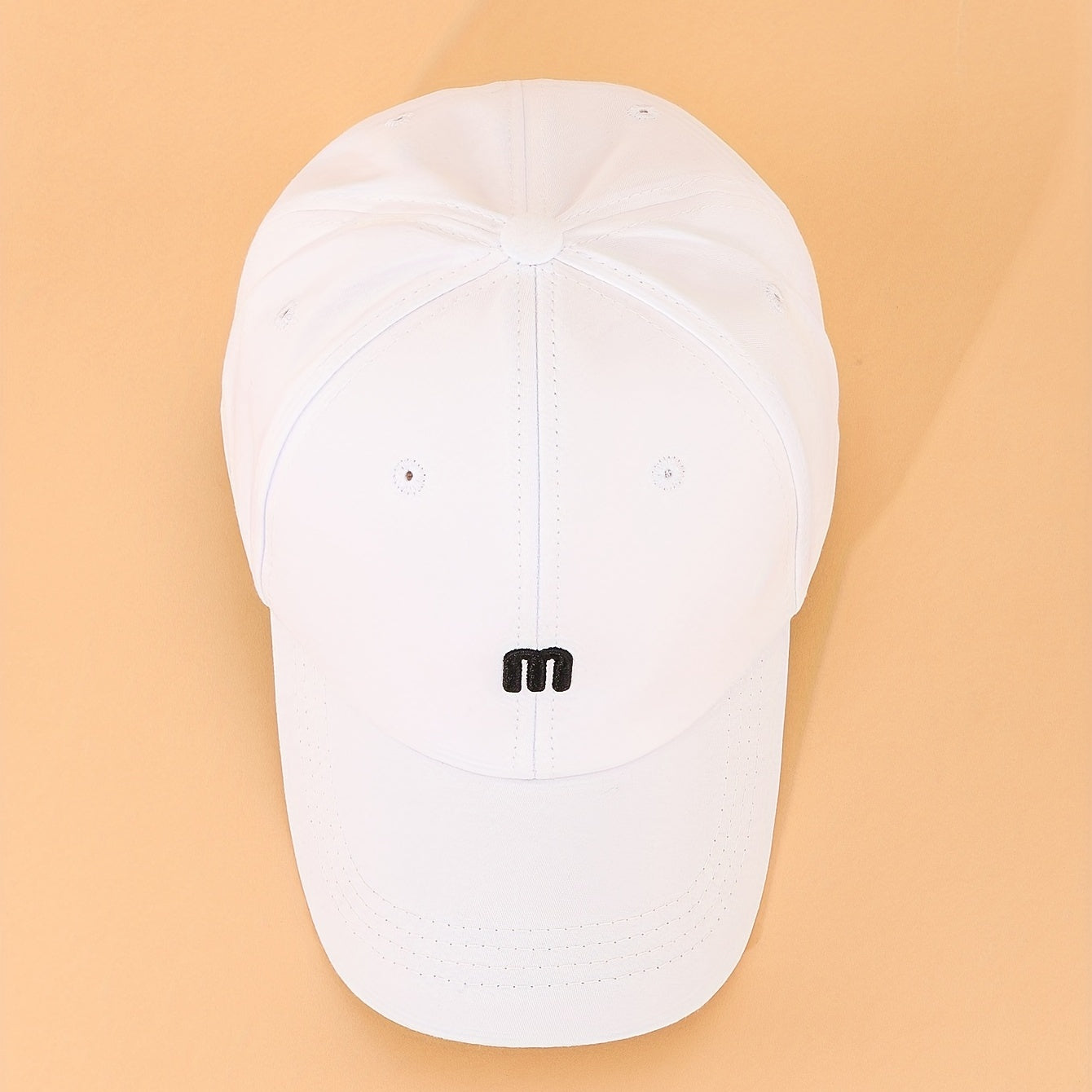 M Embroidery Baseball Cap Casual Sunscreen Dad Hat Breathable Sports Hats