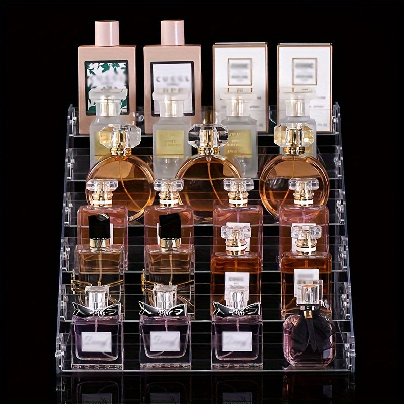 Makeup Storage Rack Transparent Acrylic Organizer for Cosmetics and Nail Polish