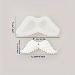 Angel Wings Aromatherapy Plaster Hanging Resin Silicone Mold