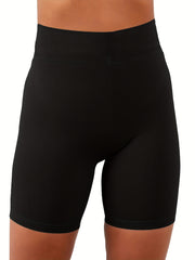 High Waist Biker Shorts Stretchy Yoga Shorts