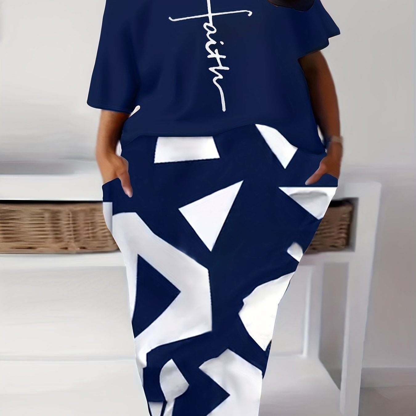 Casual Outfits: Women's Plus Two Piece Set