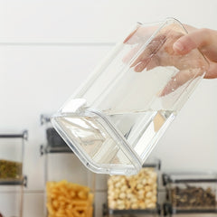 Clear Airtight Food Storage Containers Moisture-proof Sealed Fresh Box