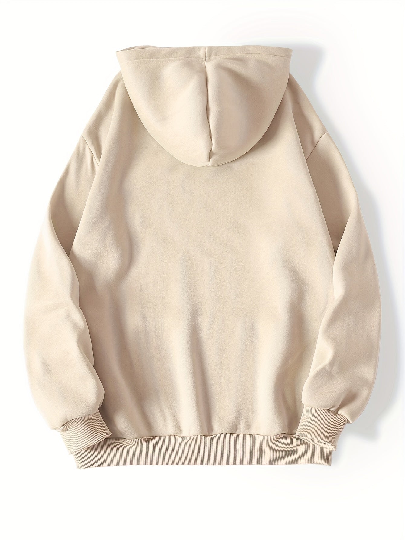 Bear Print Kangaroo Pocket Hoodie Long Sleeve Hoodies