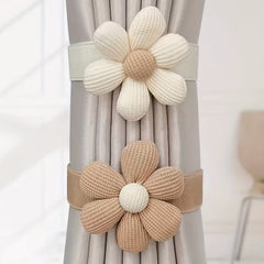 1pc Flower Curtain Tieback Without Punching