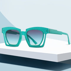 Vintage Small Square Sunglasses Men's Gradient Eyewear UV400