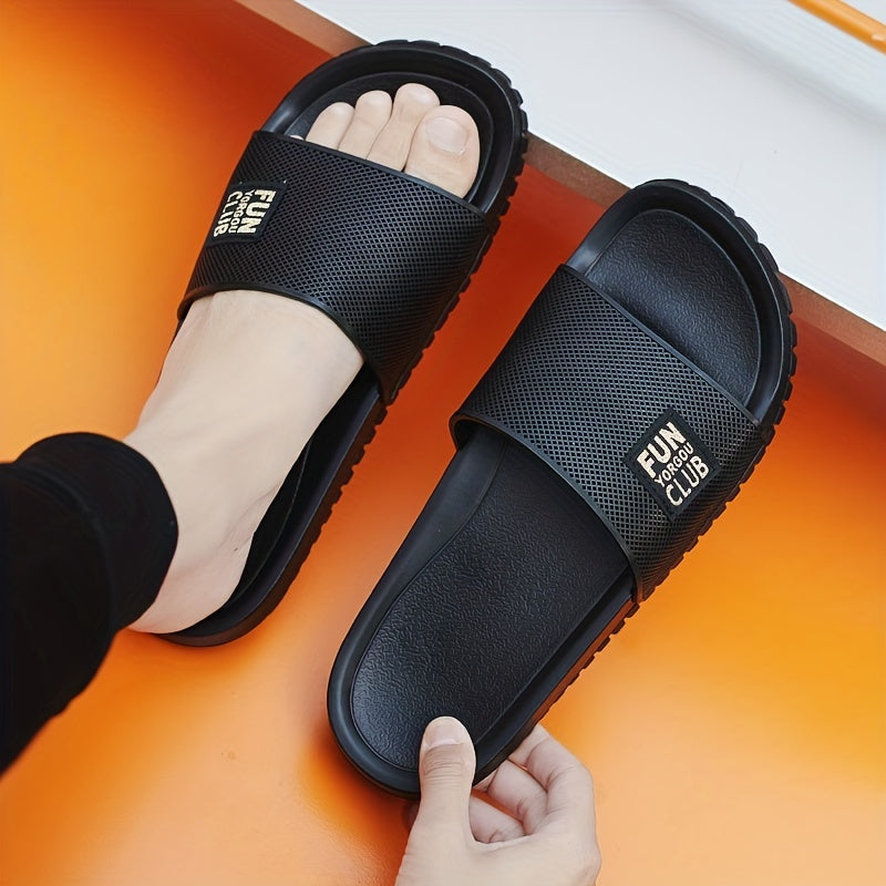 Men's Mesh Slip On Outdoor Slides Summer Slippers