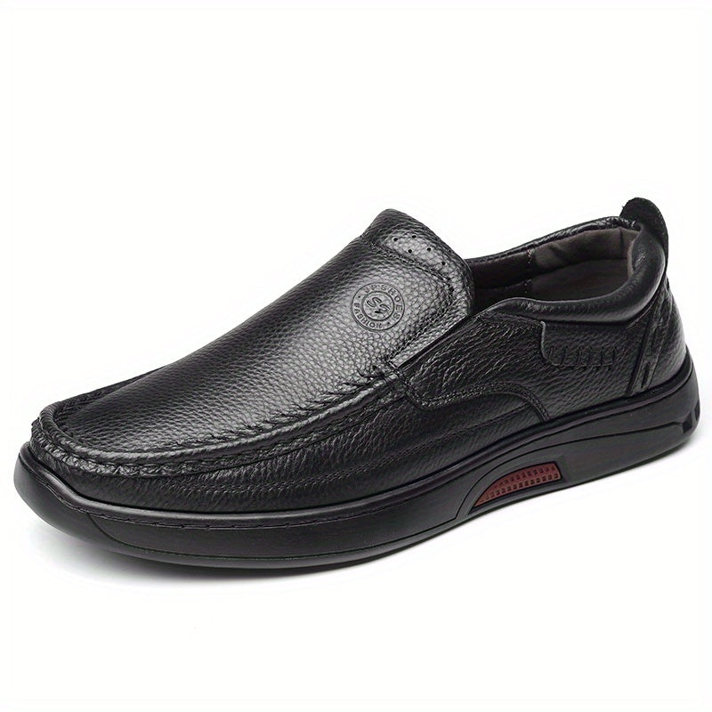 Men's Comfy Moc Toe Loafers Non slip Slip On Shoes