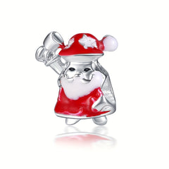 Christmas Jingle Bell Santa Claus Pendant DIY Bracelet Necklace
