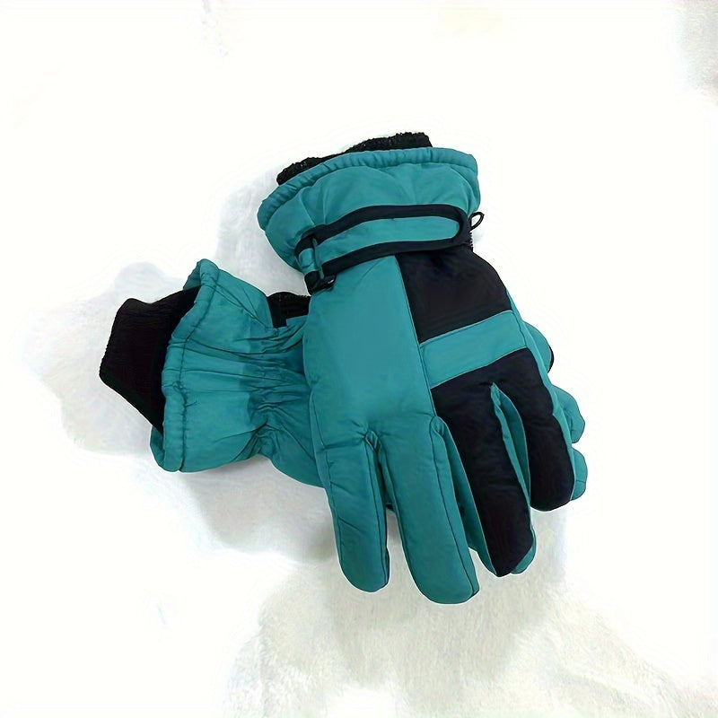 Kids Winter Snow Gloves Waterproof Windproof Ski Gloves for Boys and Girls