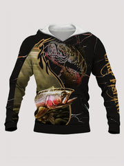 3D Print Hoodies for Men Graphic Hoodie With Kangaroo Pocket
