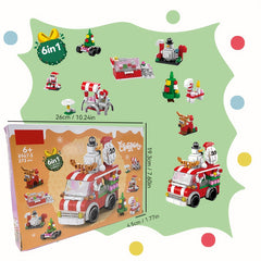 273pcs Christmas Truck Building Blocks - Festive Holiday Gift for Youngsters