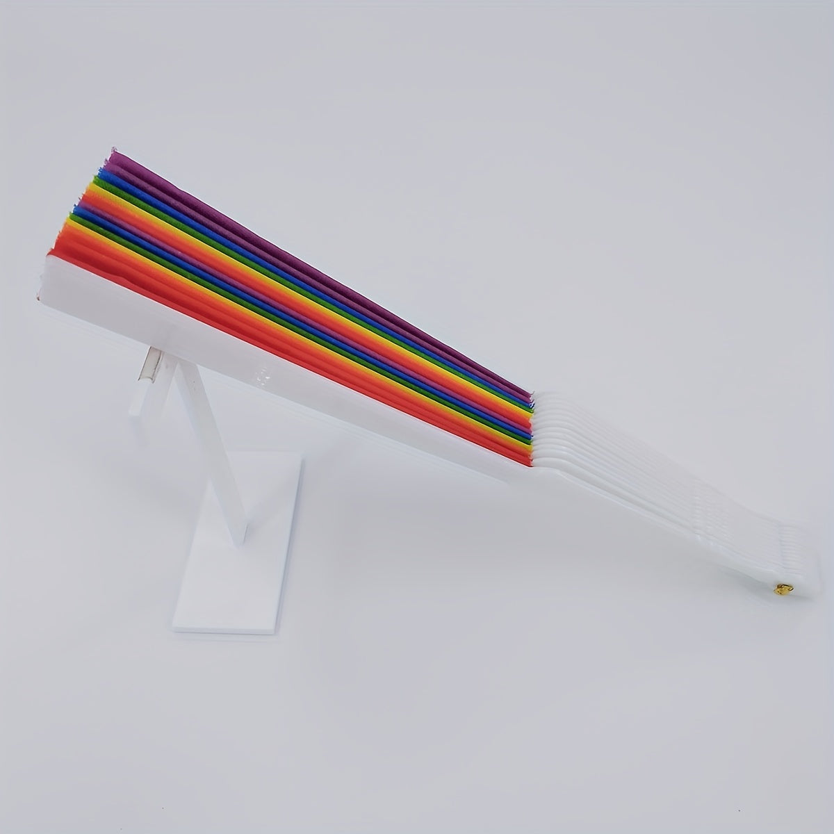 Rainbow Dance Fan Handheld Performance Decoration Carnival Accessories