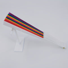 Rainbow Dance Fan Handheld Performance Decoration Carnival Accessories