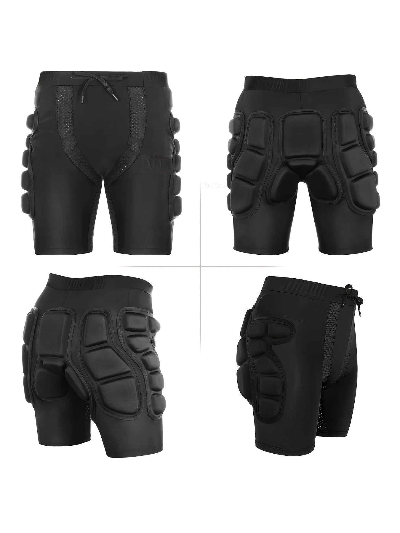 Snowboard Protection Padded Compression Shorts 3D Hip Protection