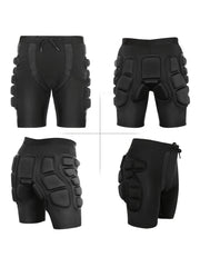 Snowboard Protection Padded Compression Shorts 3D Hip Protection