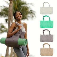 Large Yoga Mat Holder Bag With Shoulder Strap Lightweight And Durable