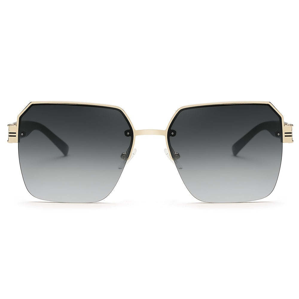 Metal Frame UV400 Protection Square Sunglasses