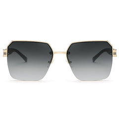 Metal Frame UV400 Protection Square Sunglasses