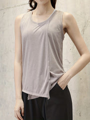 Women's Breathable Sleeveless Sports Top for Comfortable Workouts