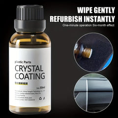 30ml Plastic Refurbished Crystal Coating Wax Auto Interior Car Plastic Renovated