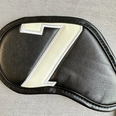 8pcs PU Leather Golf Iron Head Covers with Creative Patterns