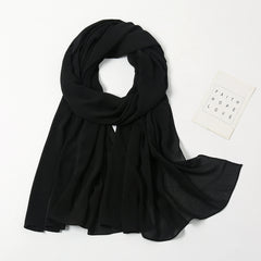 Chiffon Hijab Soft Shawl Long Scarf Women Sunscreen Windproof