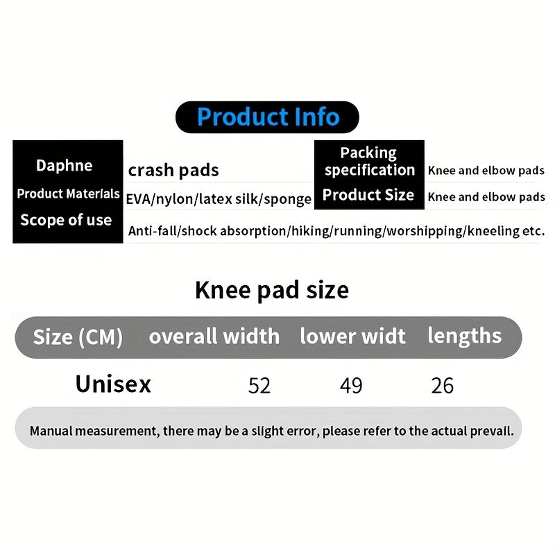 Knee Pads & Elbow Pads Set for Sports Protection