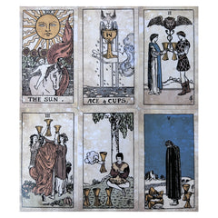Retro Waite Tarot Deck 78 Cards Study Guide