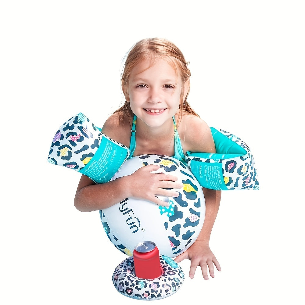 Leopard Print Inflatable Drink Holder