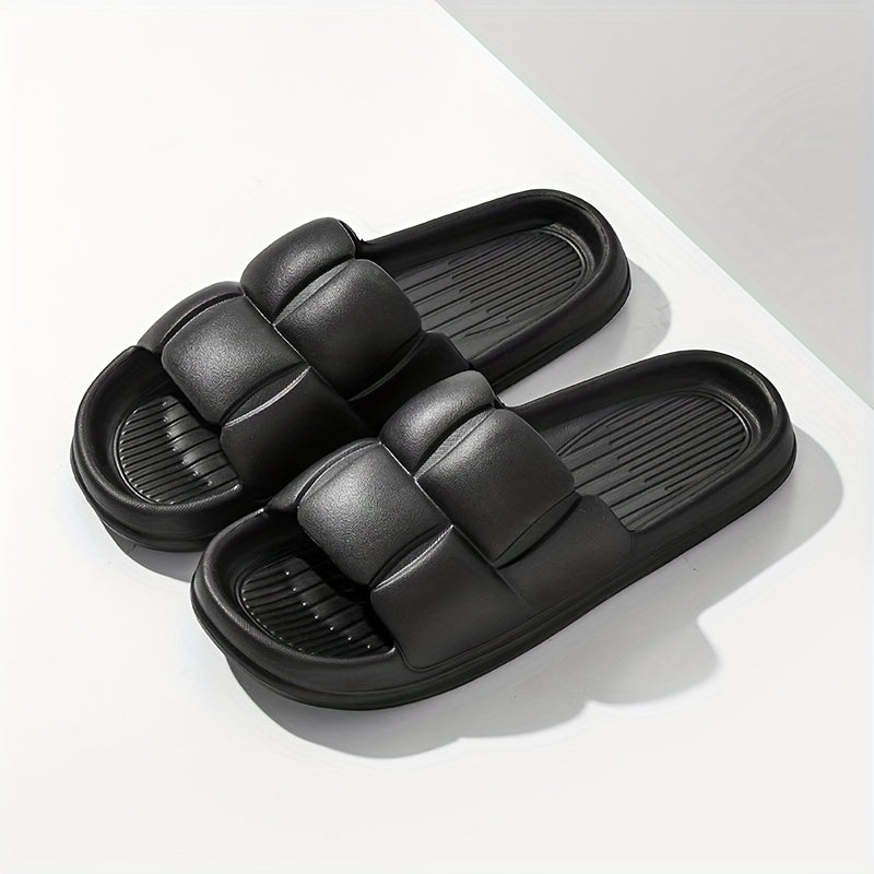 Flowers Platform Slides Non Slip Home House Shoes