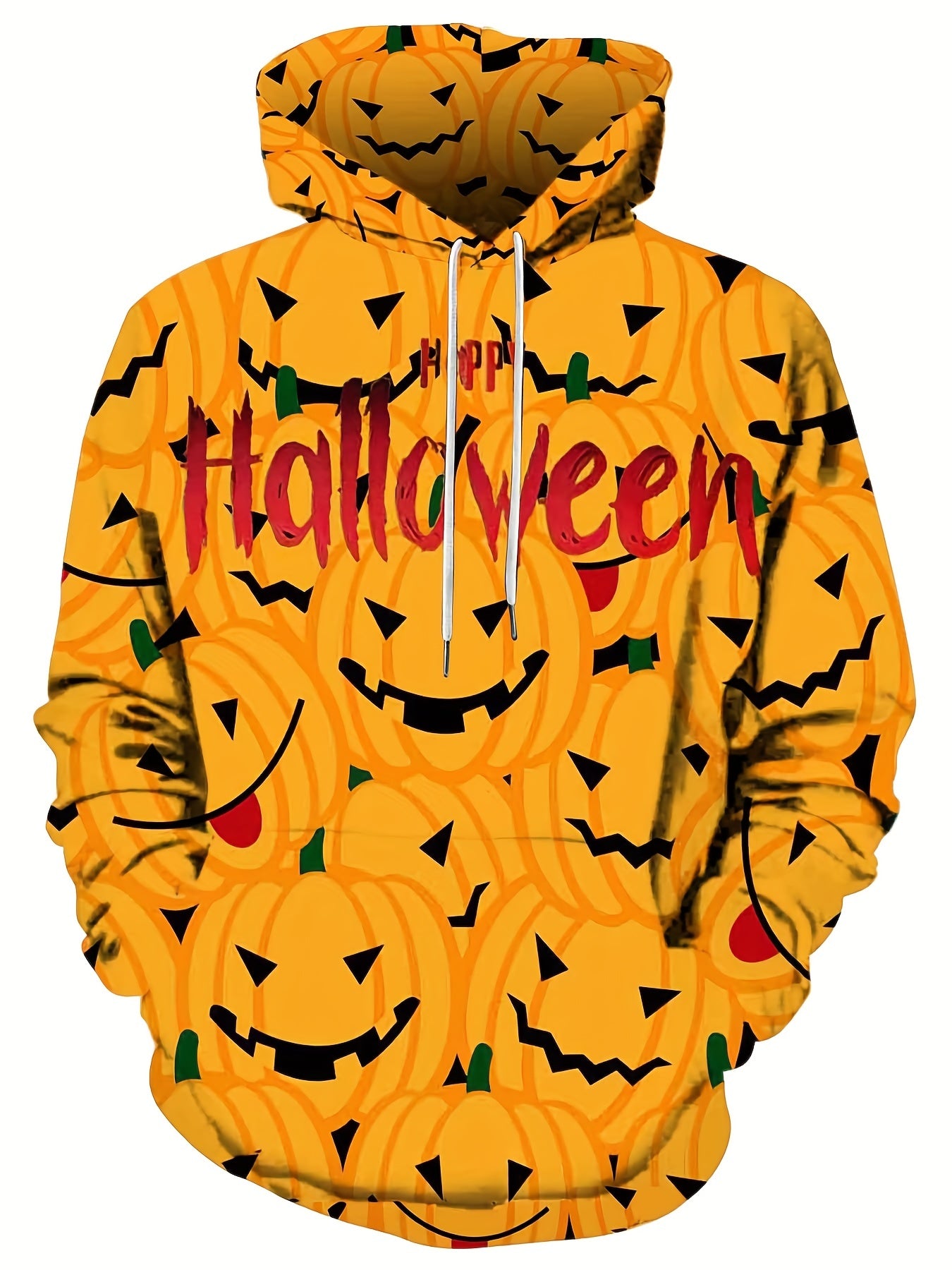 Men's Pumpkin Graphic Hoodie Active 3D Print Sweatshirt