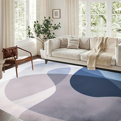 Soft Fluffy Plush Area Rugs Geometric Shaggy Rugs Anti Skid Furry