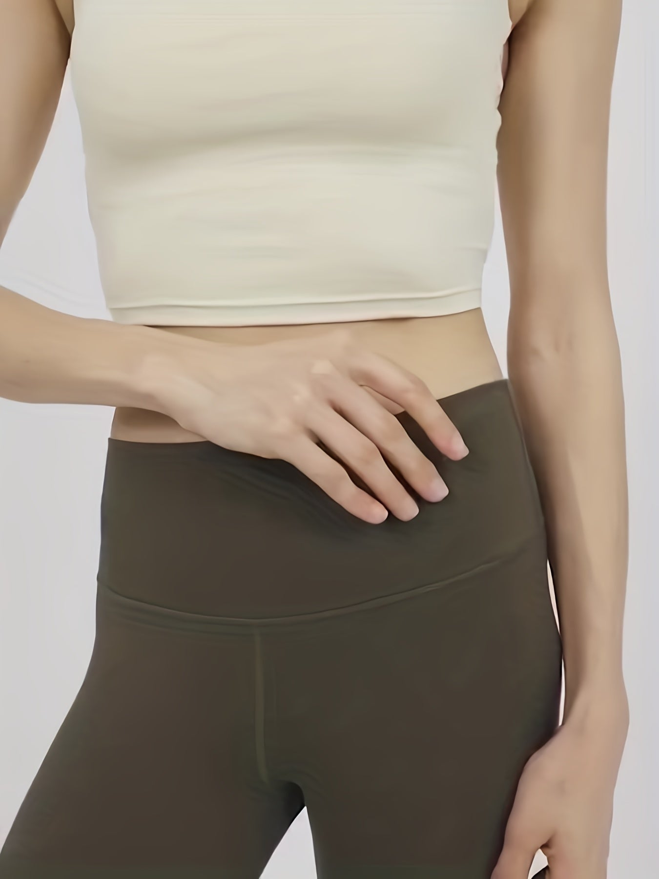 Slim Fit Yoga Pants Butt Lifting High Stretch Cropped Leggings