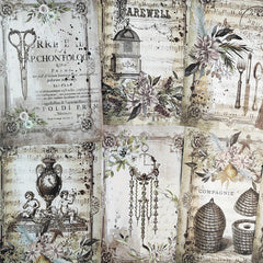11pcs Vintage Old Stuff Scrapbook Papers For Junk Journal DIY Crafts