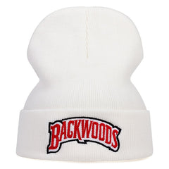 Backwoods Embroidered Knitted Wool Cap