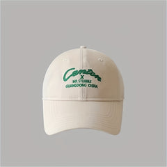Woven Duck Tongue Cap with Big Brim Baseball Cap for Running