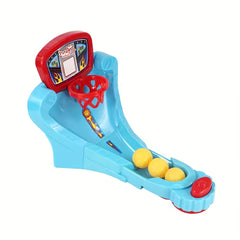 Mini Basketball Arcade Game Toy, Red Tabletop Hoop 3 Balls