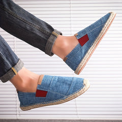 Men's Slip On Canvas Shoes Casual Flats Breathable Jogging