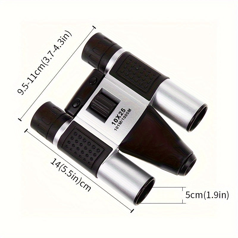 Portable 10x25 Binoculars for Outdoor Sports